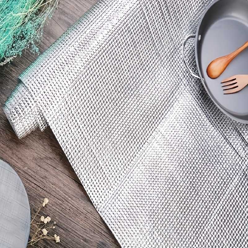 Aluminum Foil Shelf Liners Non Adhesive Waterproof Refrigerator Mat