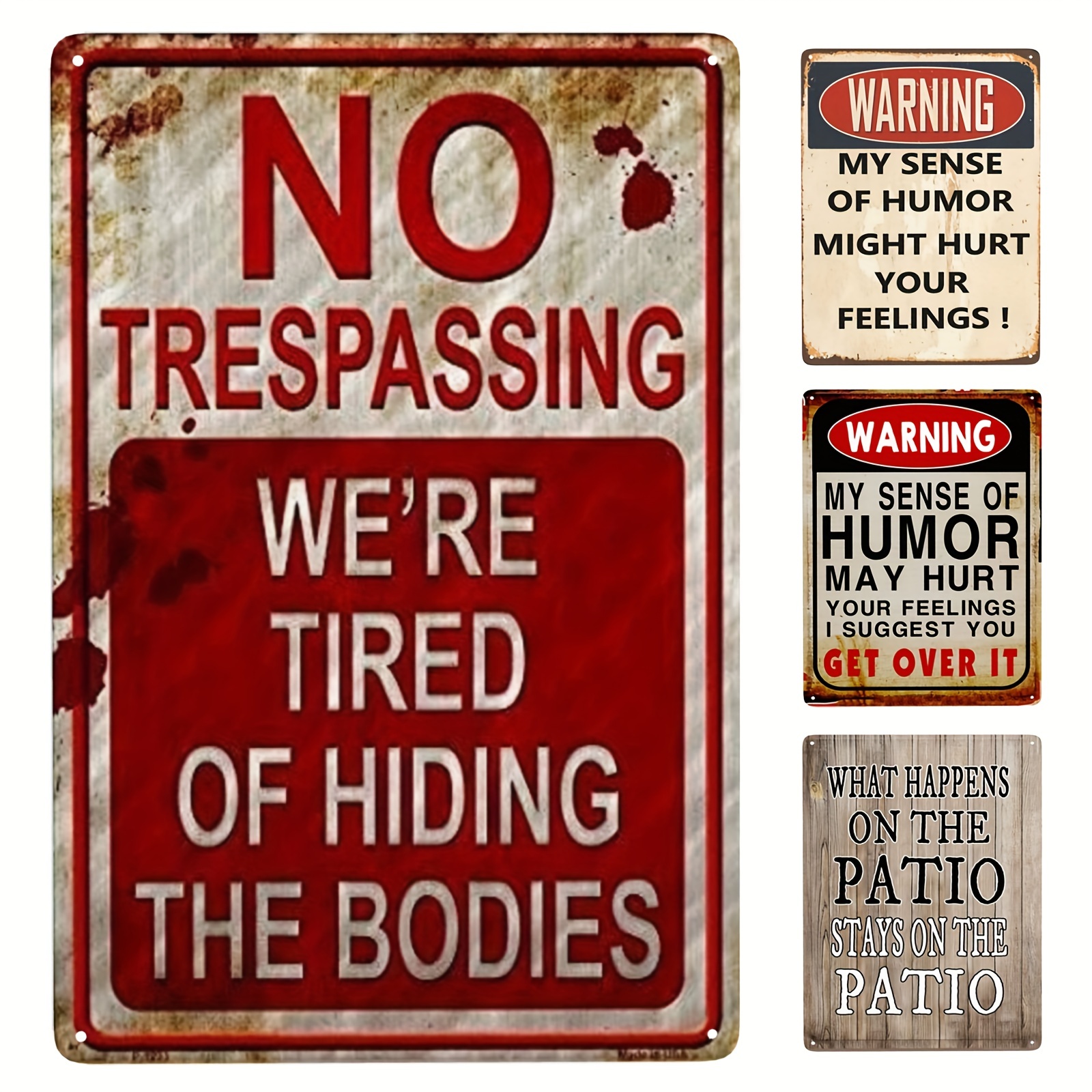 Funny Sarcastic Metal Signs For Garage Patio Signs Man - Temu