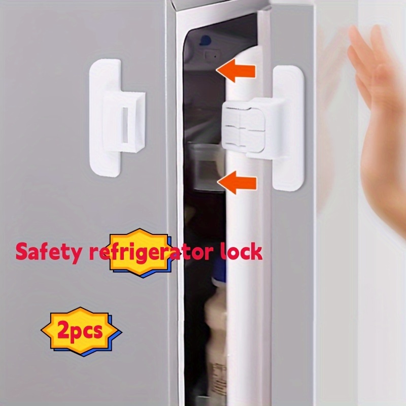 1pc Fridge Lock, Refrigerator Lock With Keys, Freezer Lock And Child Safety  Cabinet Lock