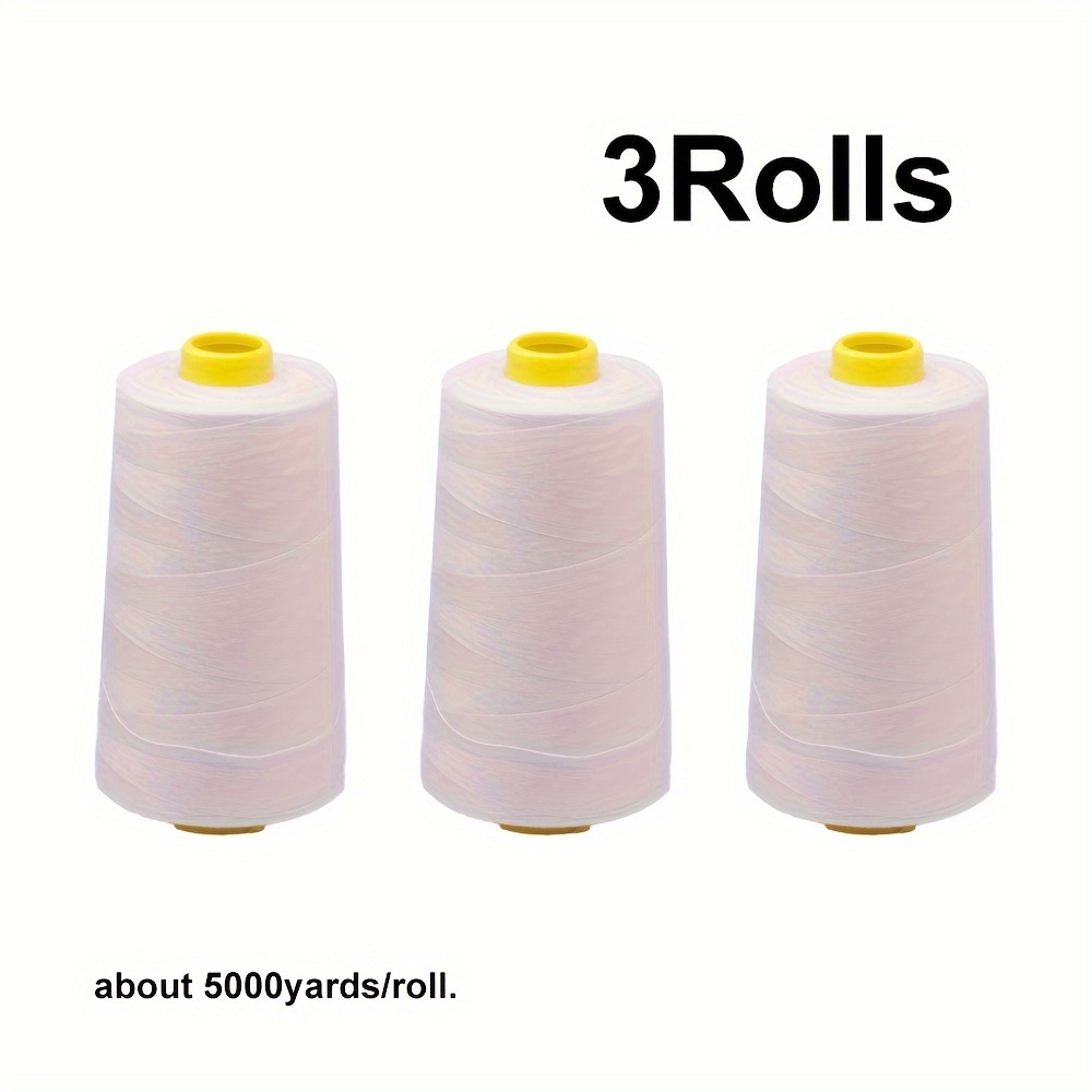 Embroidery Thread, 1 Spool 3500 Yards Polyester Embroidery Machine Thread  Cotton Thread for Sewing Machine, Hand Sewing