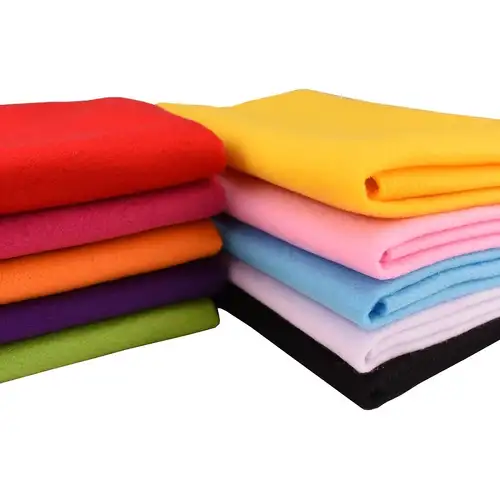 Wholesale Felt Fabric Sheets Craft Felt Squares 40 Assorted - Temu