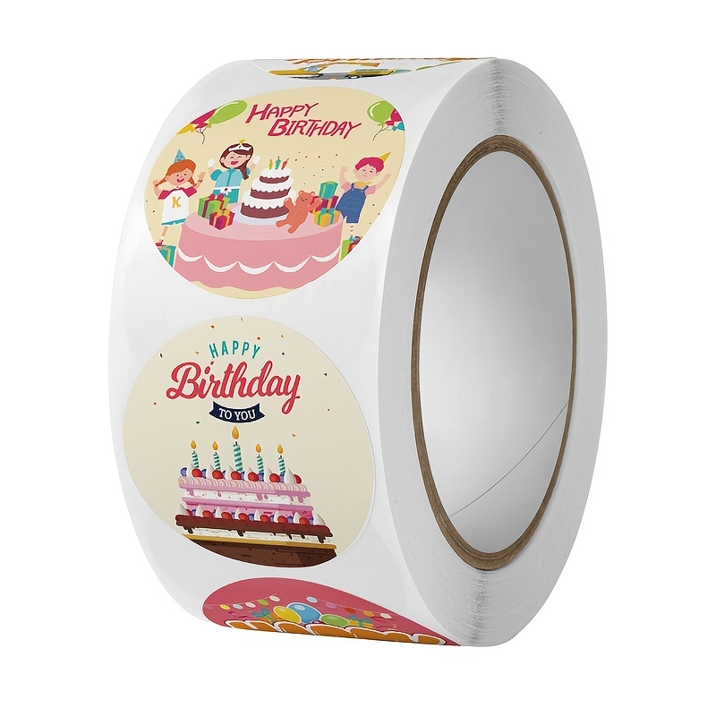 Happy Birthday Gift Tags Birthday Present Stickers Happy - Temu