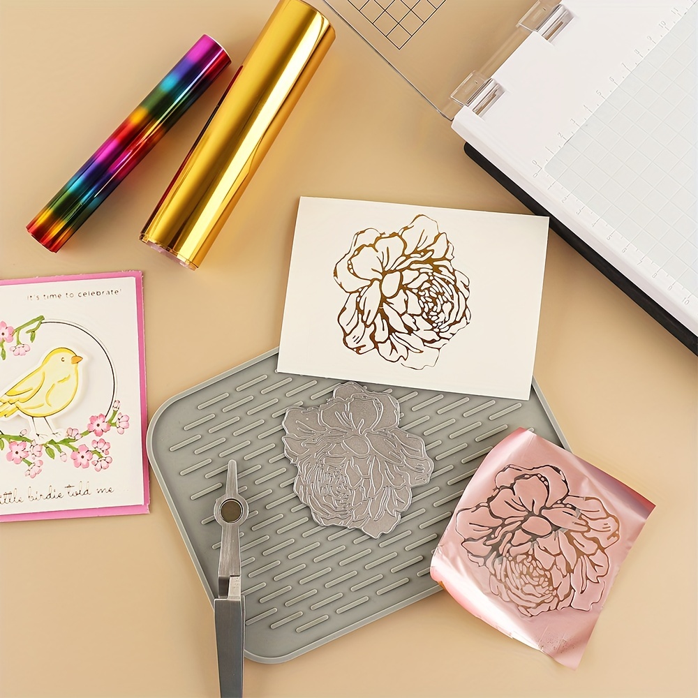 Glimmer Foil Rolls: Create Beautiful Diy Scrapbooking - Temu