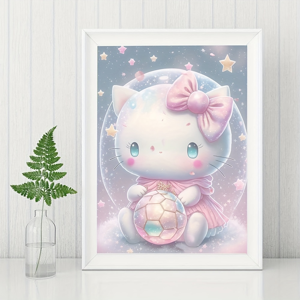 Hello Kitty Bubble Gum - 5D Diamond Painting 