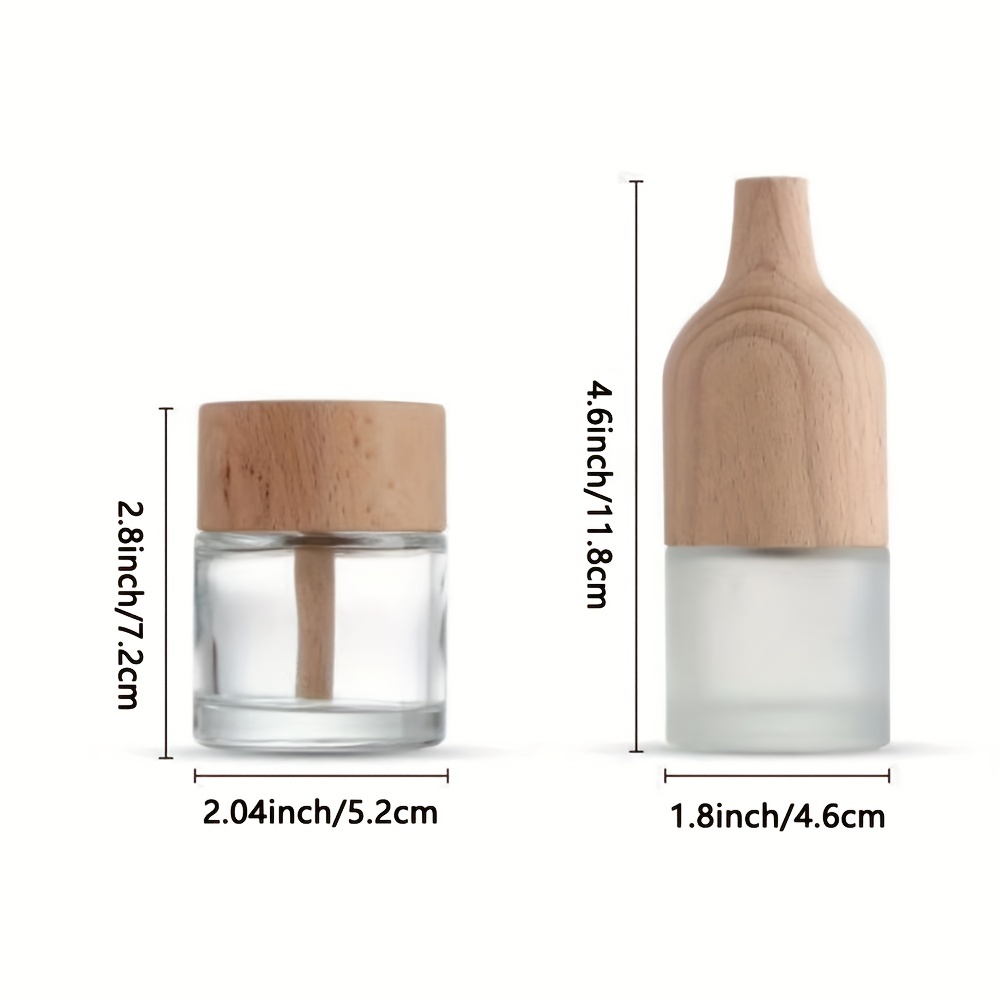 1/20/50 Stück Aromatherapieflasche Mit Holzdeckel Duftöl - Temu