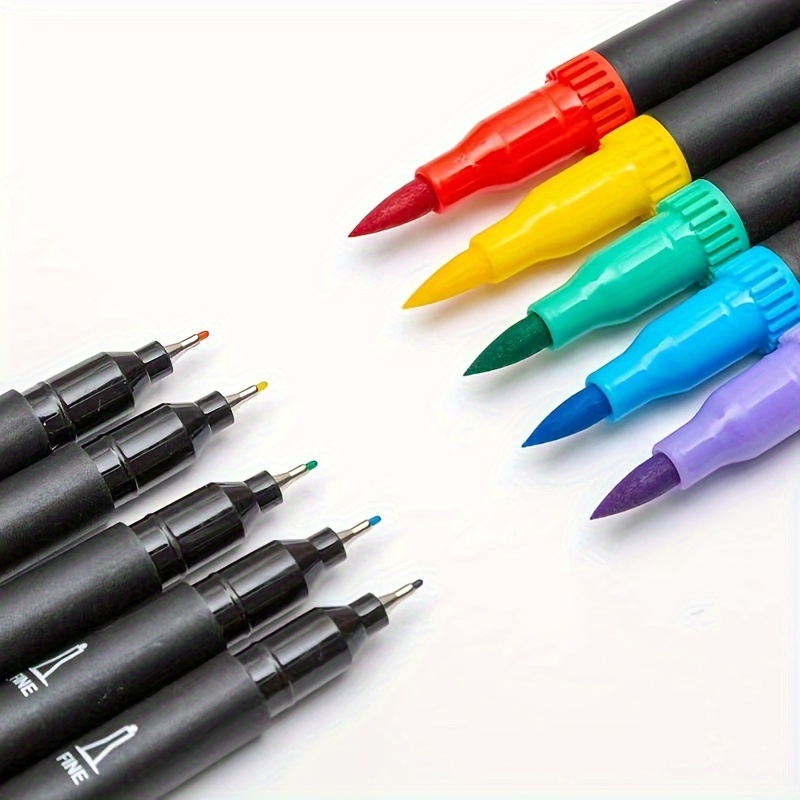 Double headed Brush Pen Art Markers Artist Fine And Brush - Temu