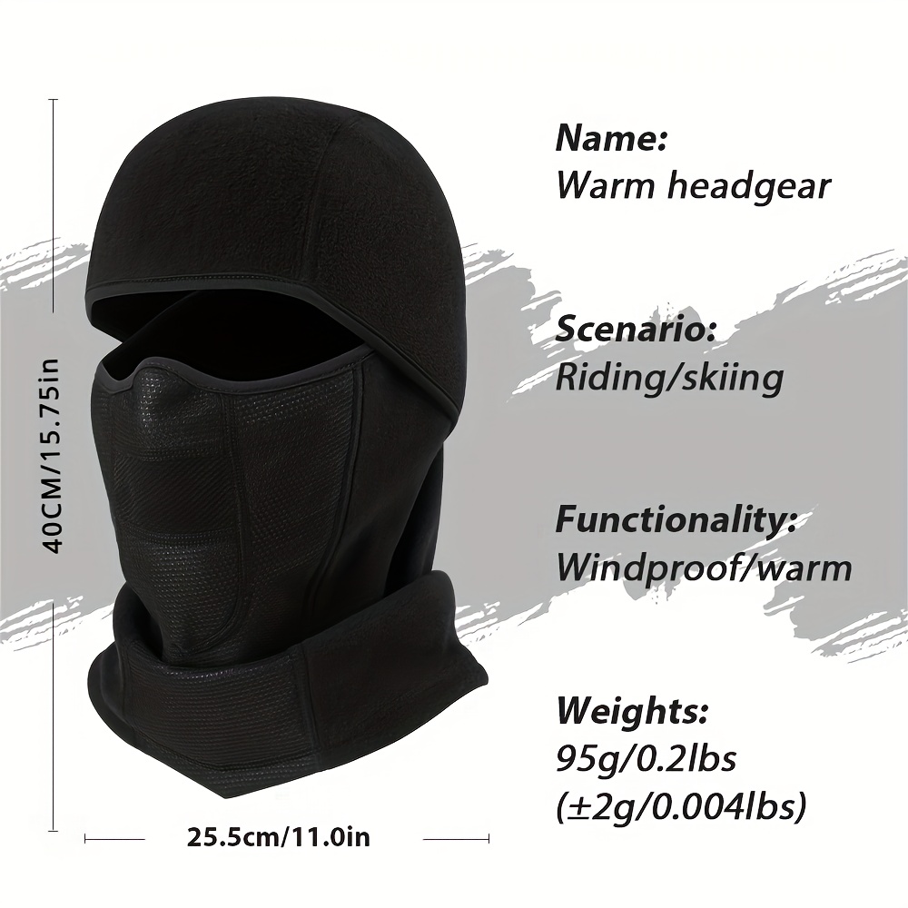 Wind-Proof Fleece Balaclava Face Mask