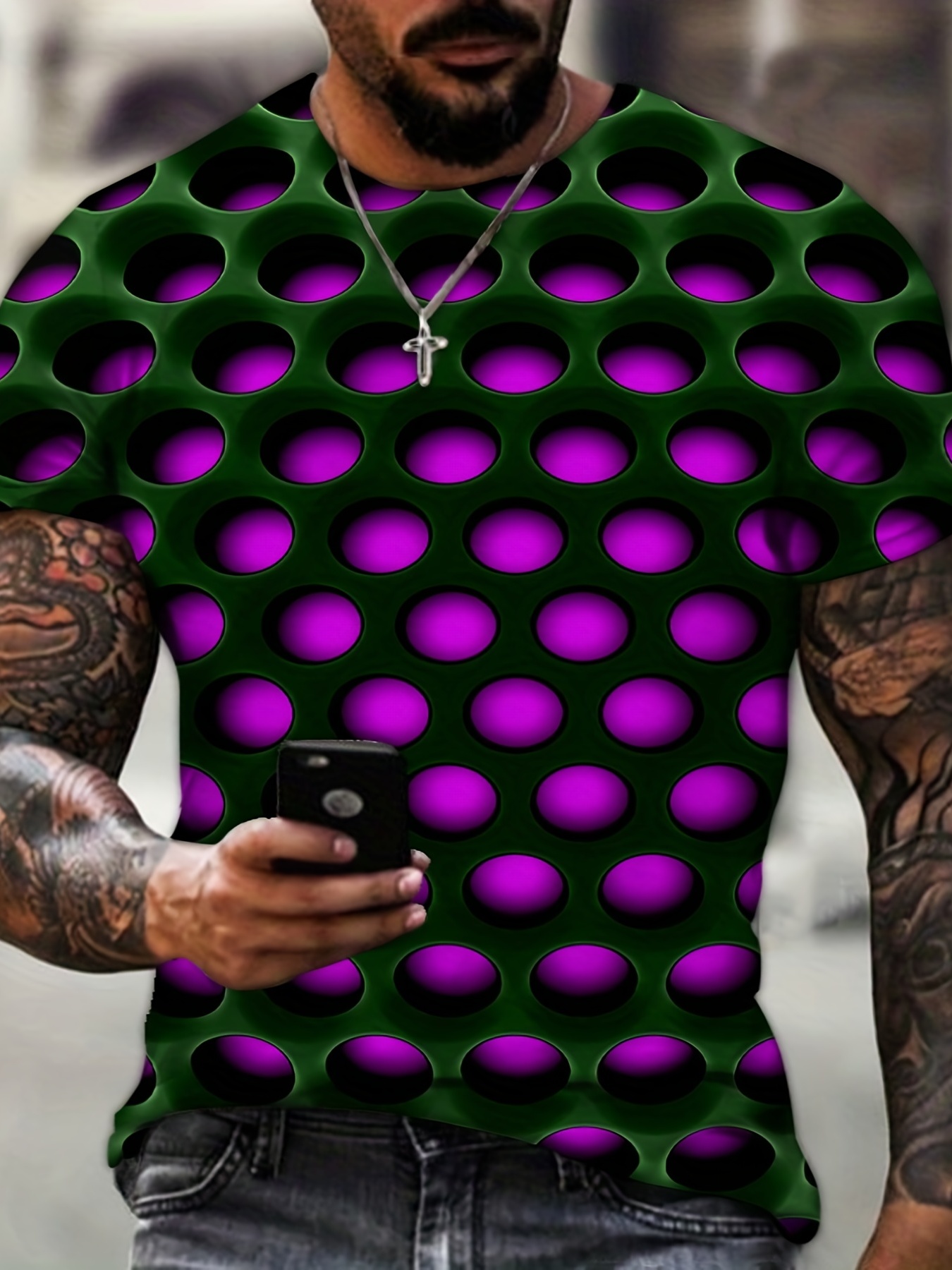 Plus Size Men's T-shirts |3D Pattern & Funny Designs