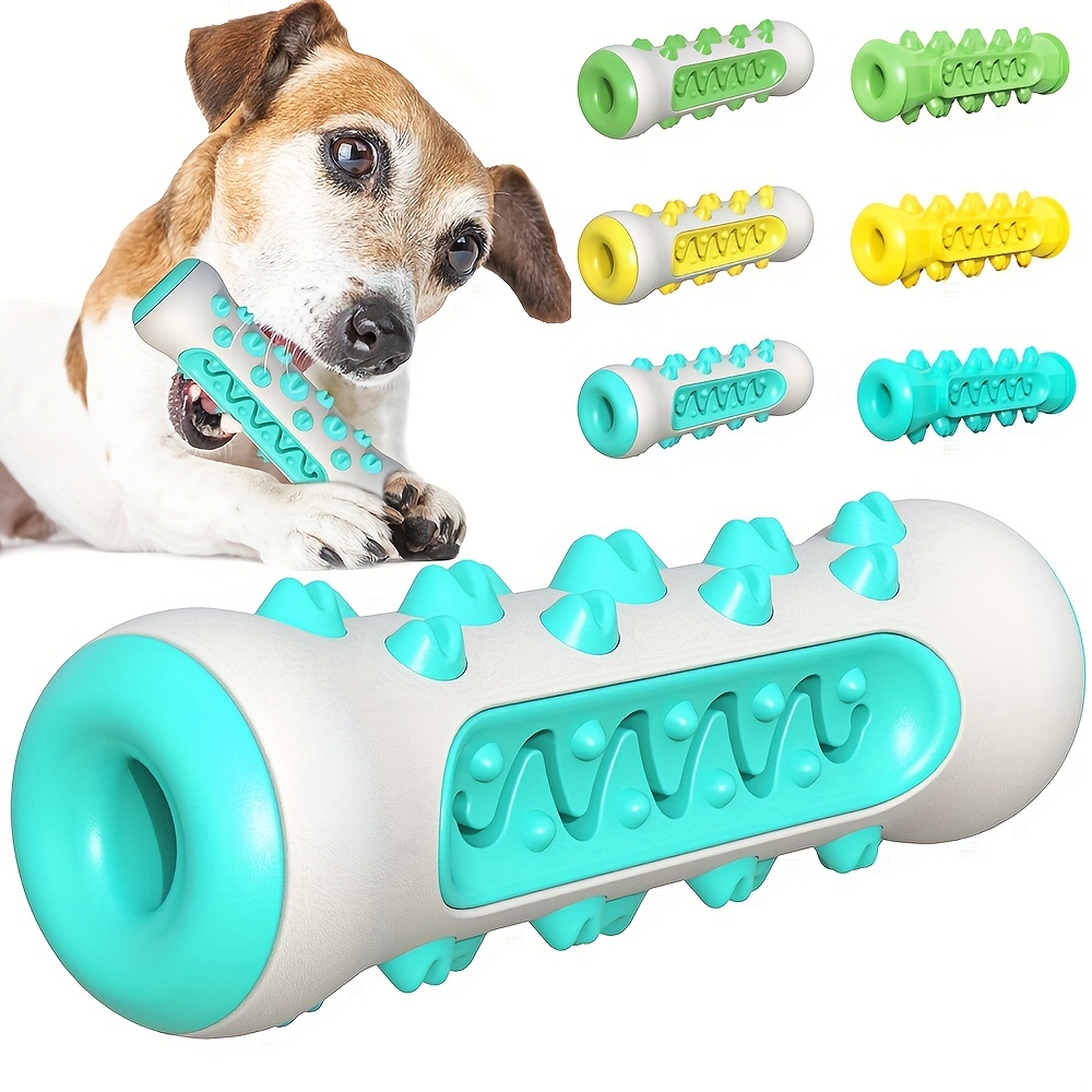 

Upgraded Dog Toothbrush Toy For Dental Care And Teeth Cleaning - Chewable Bone Toy For Puppies
