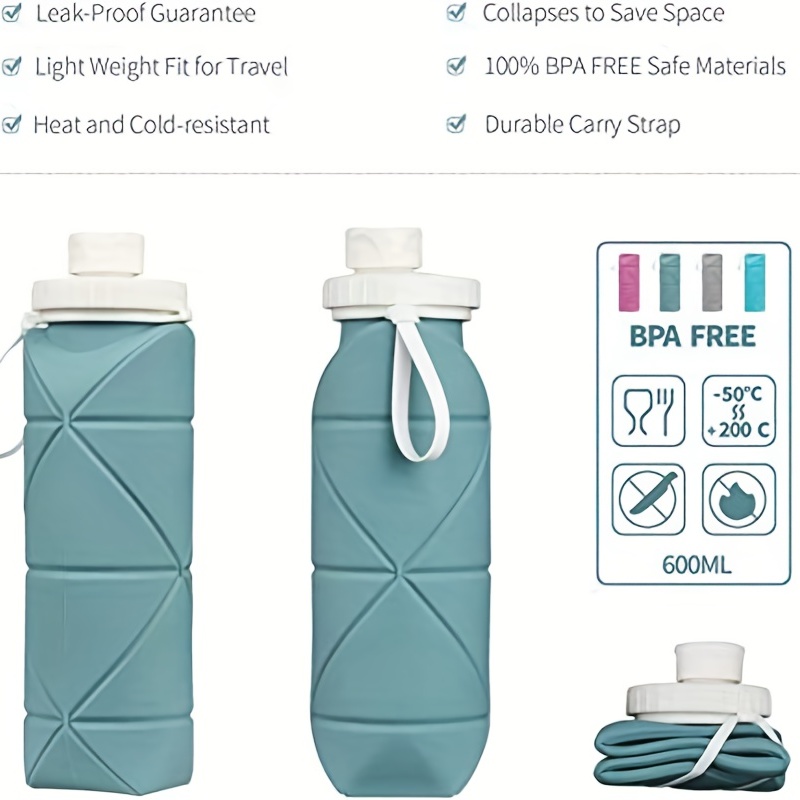 Sakura Train Collapsible Water Bottle Leakproof Valve - Temu