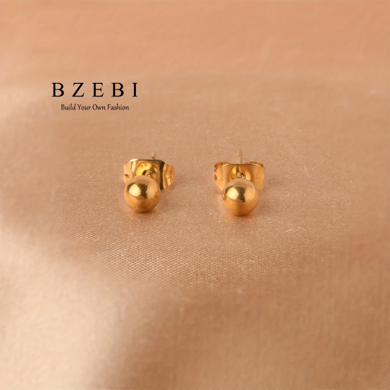 22k Gold Ball Stud 1.5 Gram Gold Ball Earrings Tiny Ball 