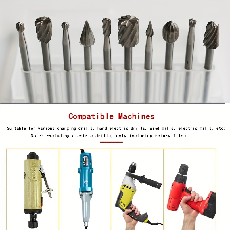 Wood Carving Bits Set Rotary Tools Accessories For Diy - Temu