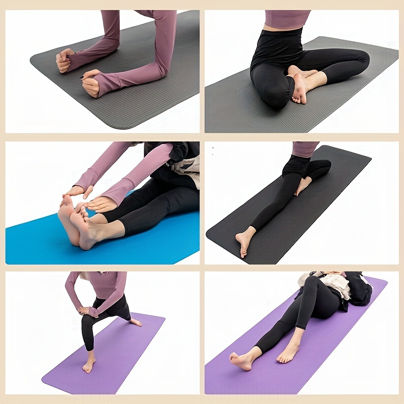 Thickness Sweat absorbing Soft Yoga Mat Anti tear High - Temu