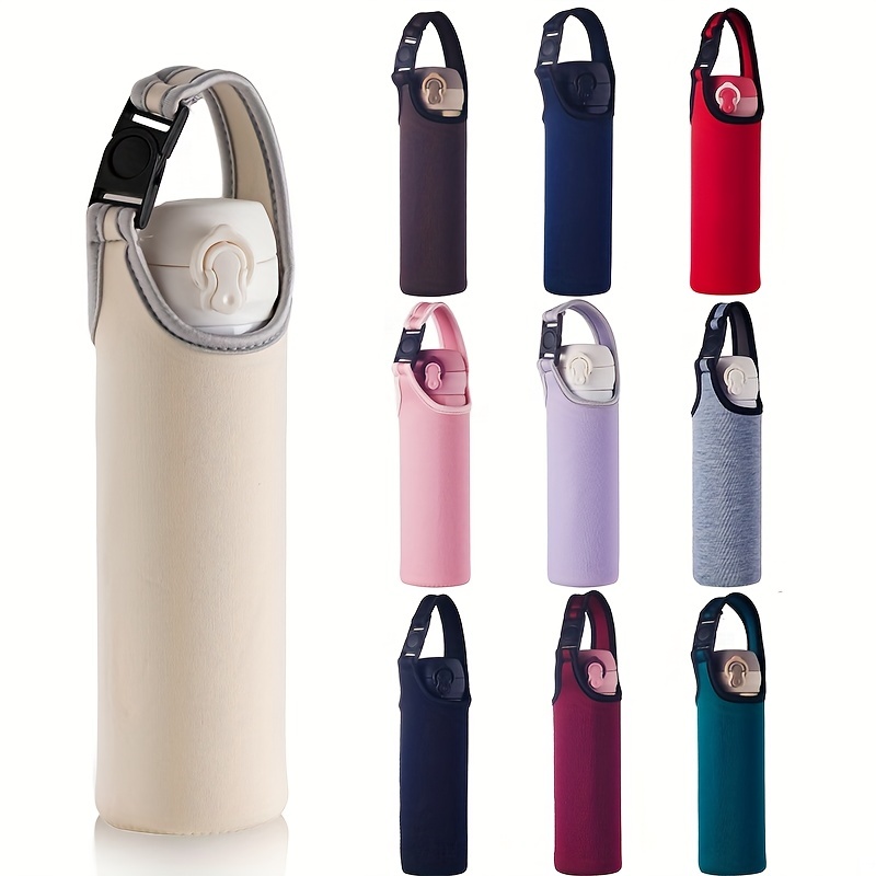Sylove Water Bottle Protective Cover With Adjustable Shoulder Strap,  Portable Water Bottle Sleeve - Temu