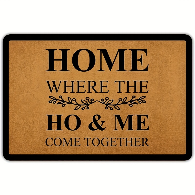 1 Pieza/color English Welcome Home Tapete Para La - Temu