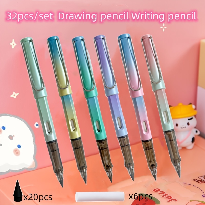 Gradient Sketching Pencils, Pink