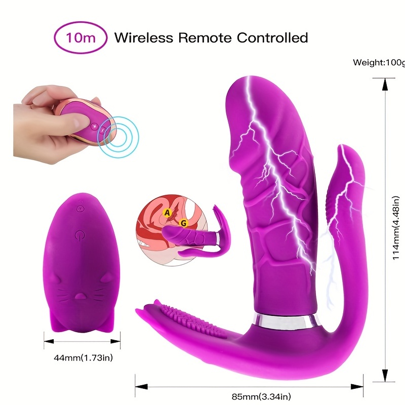 1pc Adjustable Wearable Vibrator Underwear G-Spot Clitoris Stimulator  Wireless Remote Control Panties Vibrators Adult Sex Toys For Women