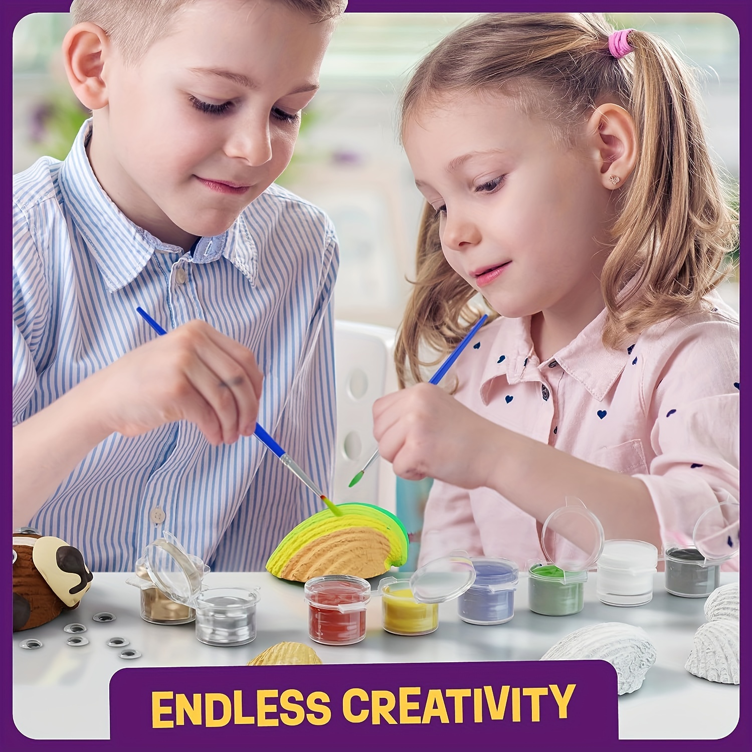 Kids Painting Kit Crafts Set Plaster Toy Art Educational Supplies Kids Gift