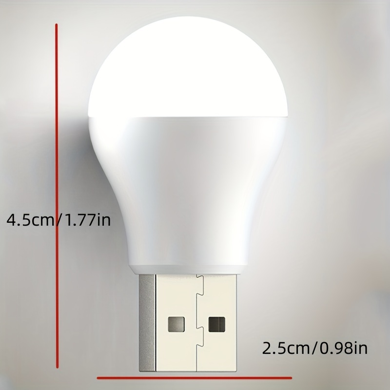 2 Pièces Prise USB Lampe Ordinateur Mobile Alimentation - Temu France