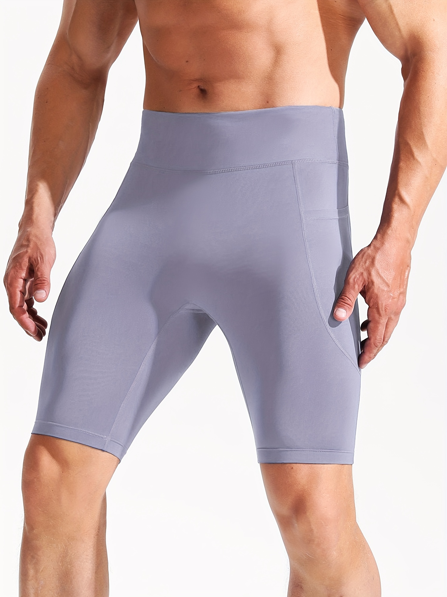 Men's Compression Pants Zipper Pocket Baselayer Sports Tights