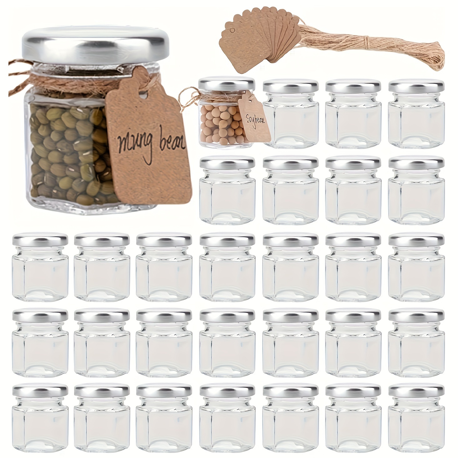 1.7 oz Ball Mini Mason Jars