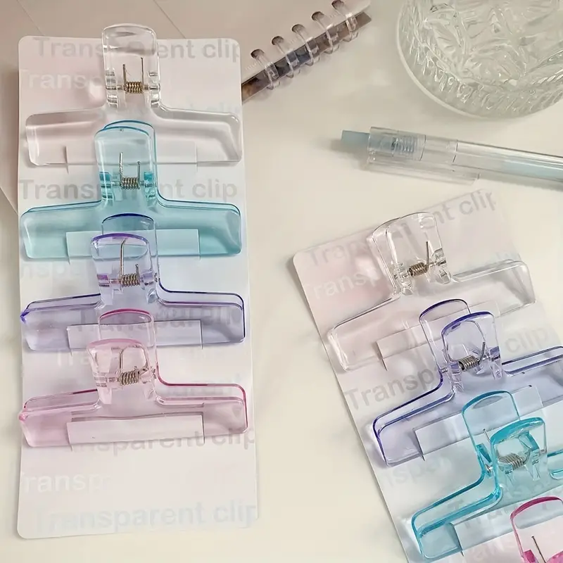 2 Stücke Transparent Acryl Clip Papier Halter Acryl Papier - Temu
