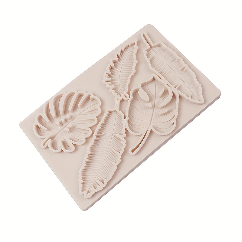 Tropical Leaf Silicone Mold Turtle Leaves Fondant Molds - Temu