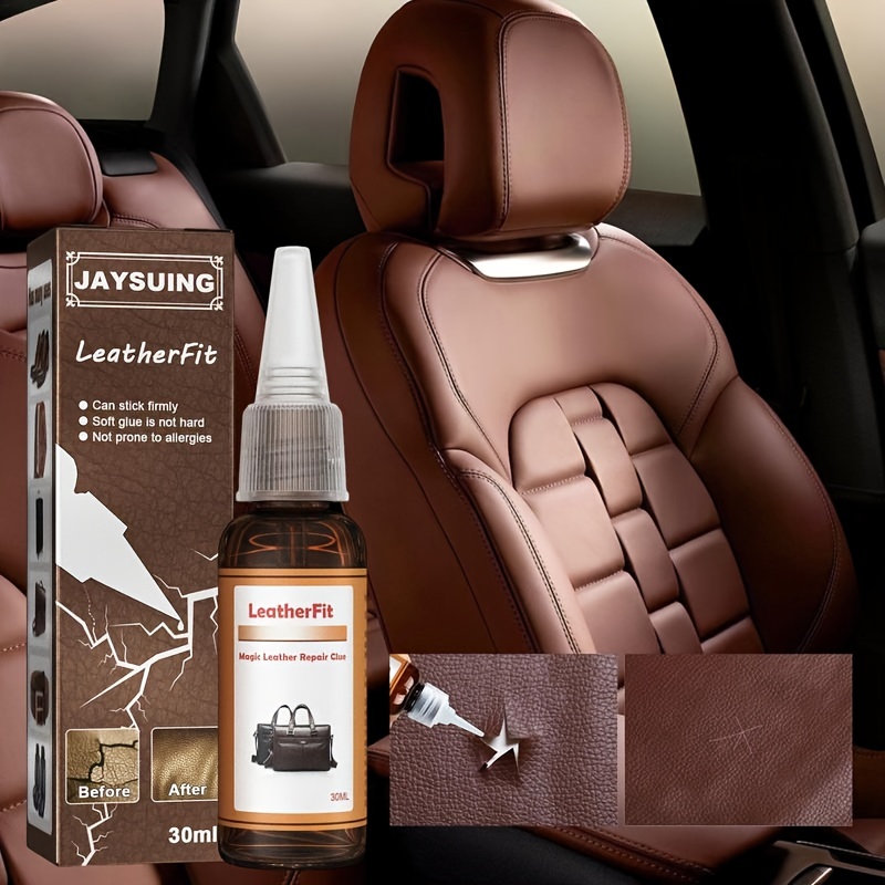 30ml/50ml Leather Repair Fluid For Sofa Seat Leather Jackets Auto Leather  Maintenance Strong Glue Quickly Repair Tools For Bags