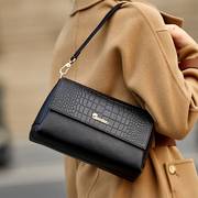womens embossed shoulder bag fashion zipper satchel bag square crossbody flap purse 1