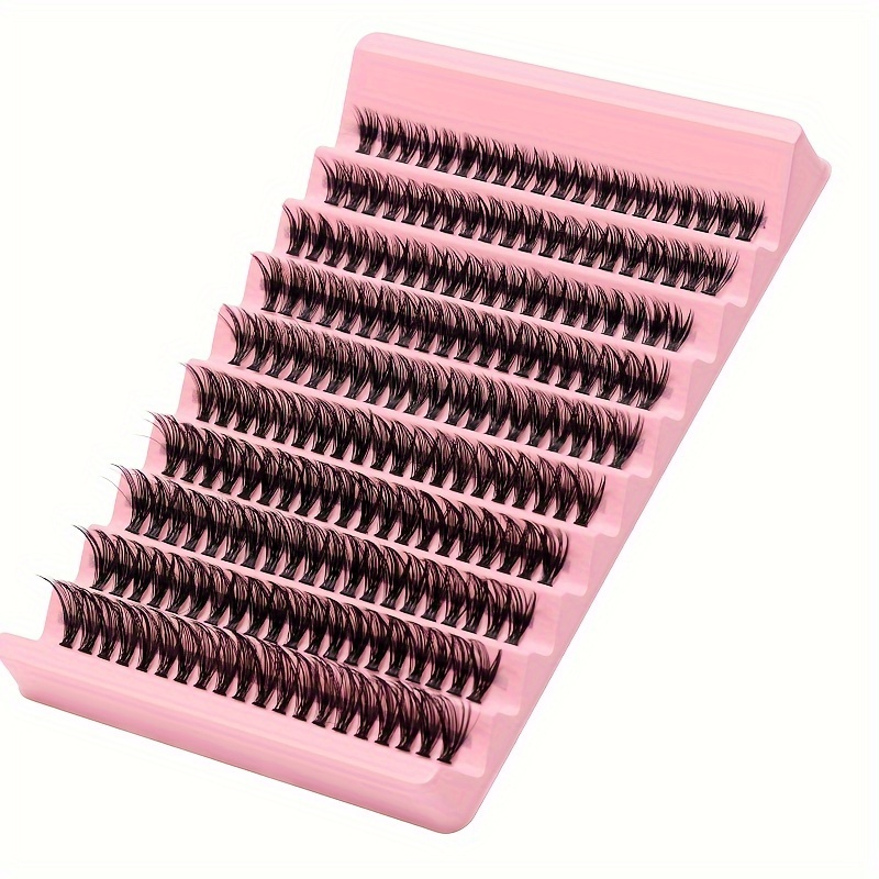 110pcs 8 16mm Cluster Lashes Mix D Curling Extensiones De - Temu