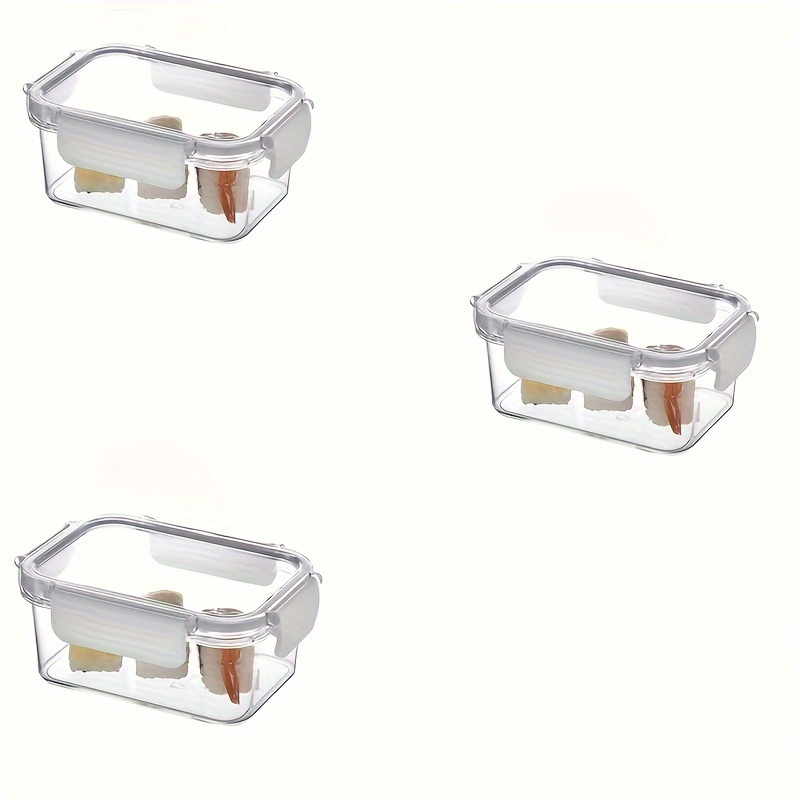 Upgraded Buckle Lock Transparent Food Storage Container With Lid Suitable  For Restaurant Dishwasher Safe for restaurants