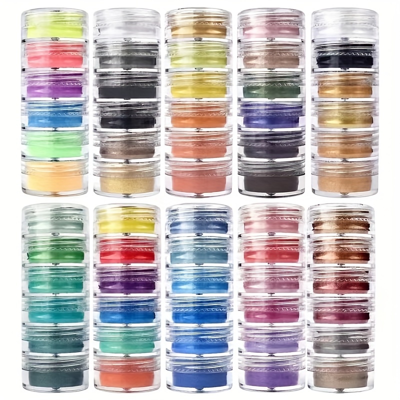 18 Colors Mica Powder Epoxy Resin Color Pigment Dye Set Cosmetic