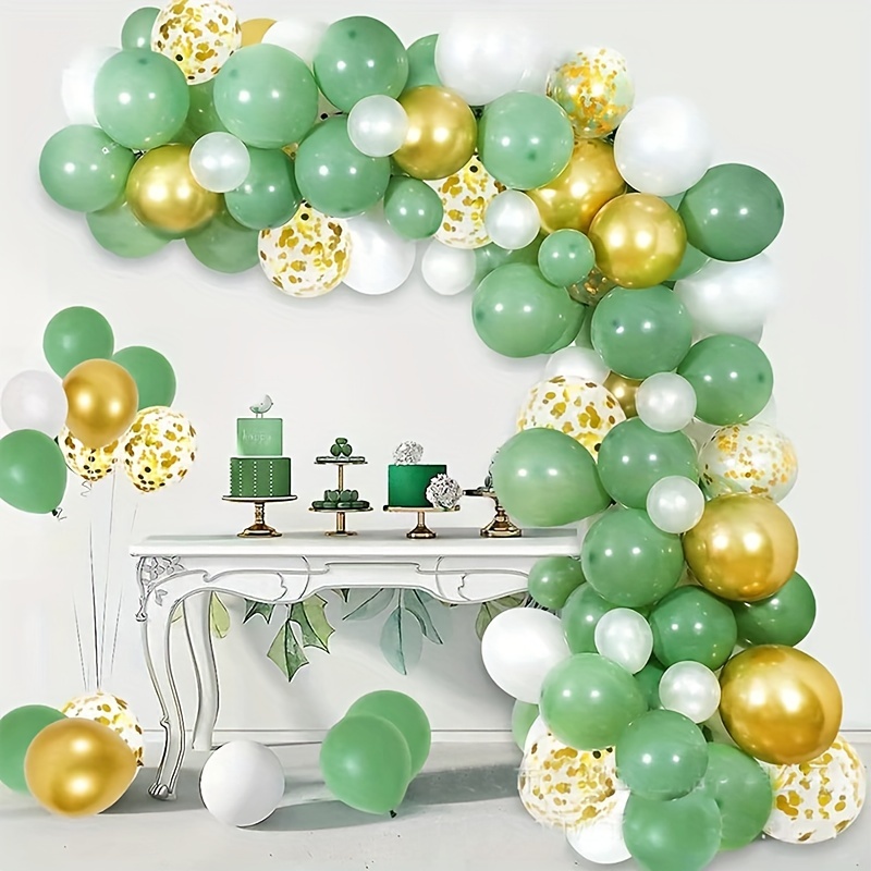 140pcs Jungle Party Balloons Garland Arch Kit, Ballons Vert Or Dinosaure  Décoration de Fête Avec Feuilles de Palmier Pour Safari Animal Sauvage Un  Anniversaire Bébé