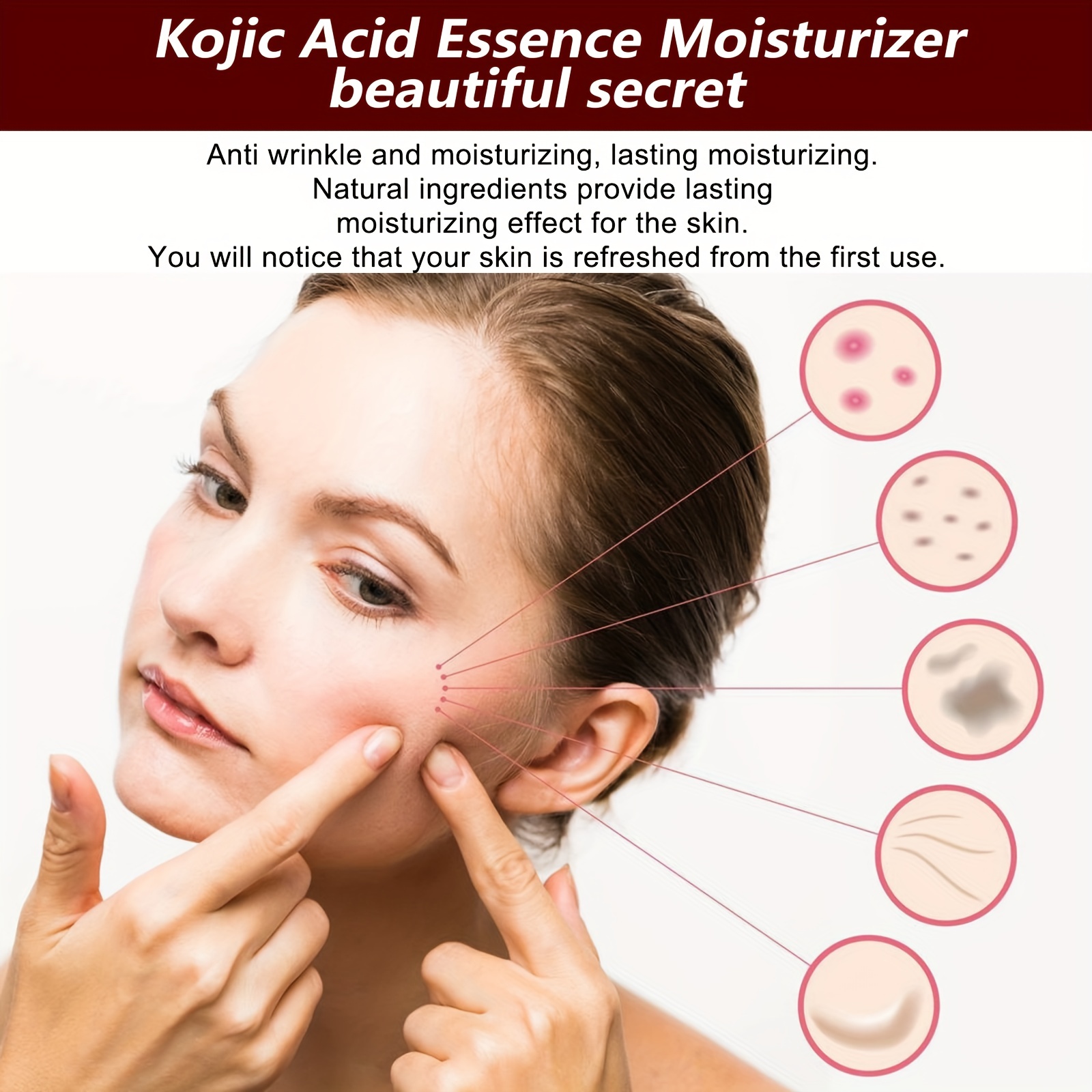 Kojic Acid Cream for Dark Spots and Wrinkles