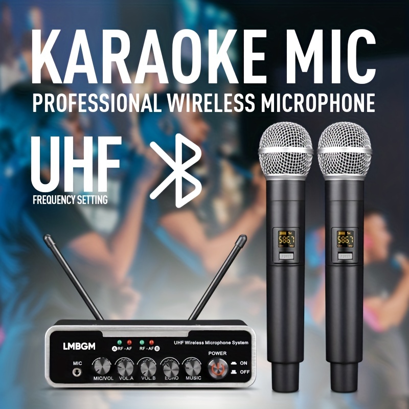 Uhf Wireless Microphone - Temu