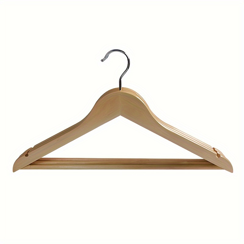 Wooden Hangers - Non-slip Wood Clothes Hanger For Suits, Pants