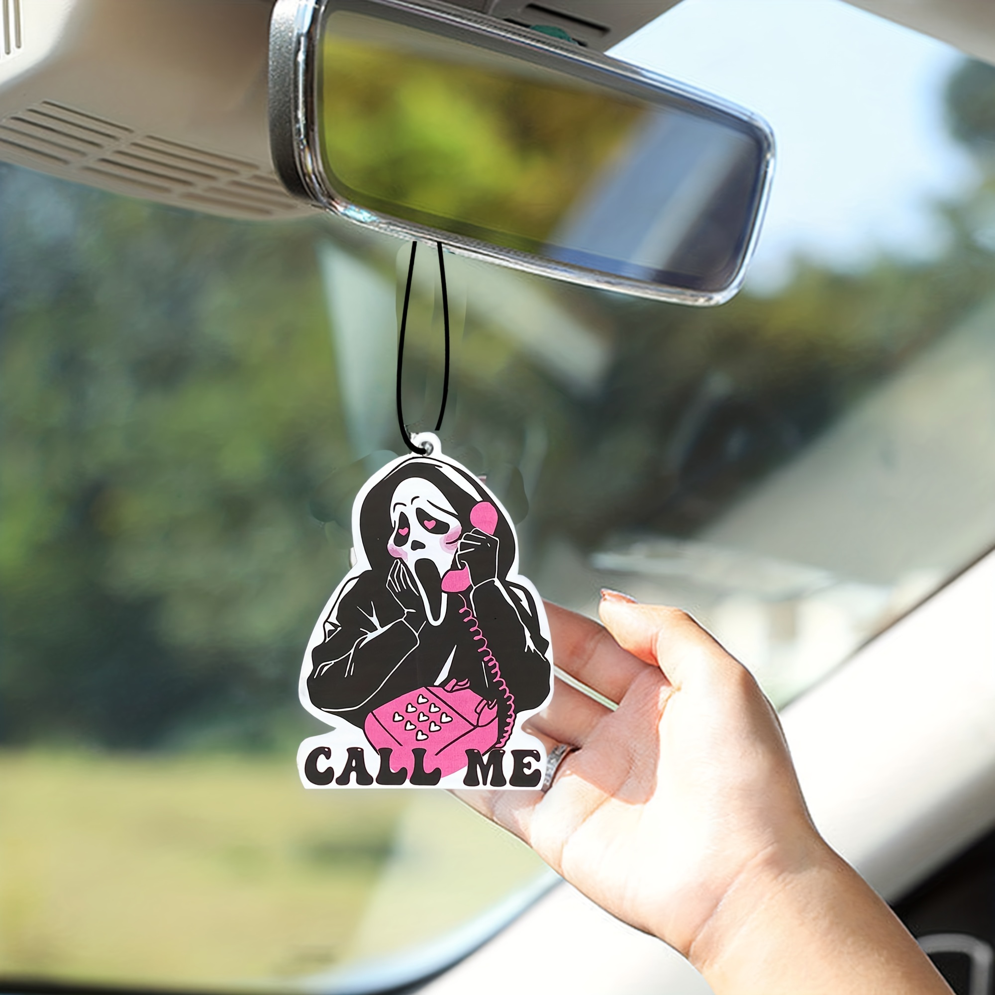 4xPACK Pink Car Accessories Cute Car Decoration Air Freshener Car