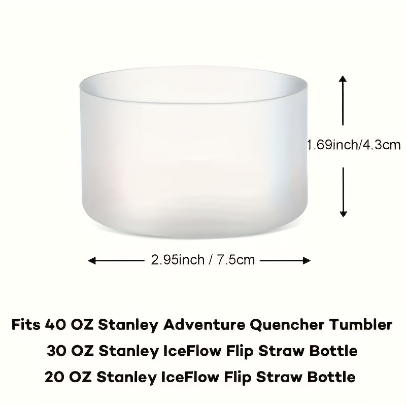 Non slip Silicone Cup Boot For Stanley Tumbler Hollow - Temu