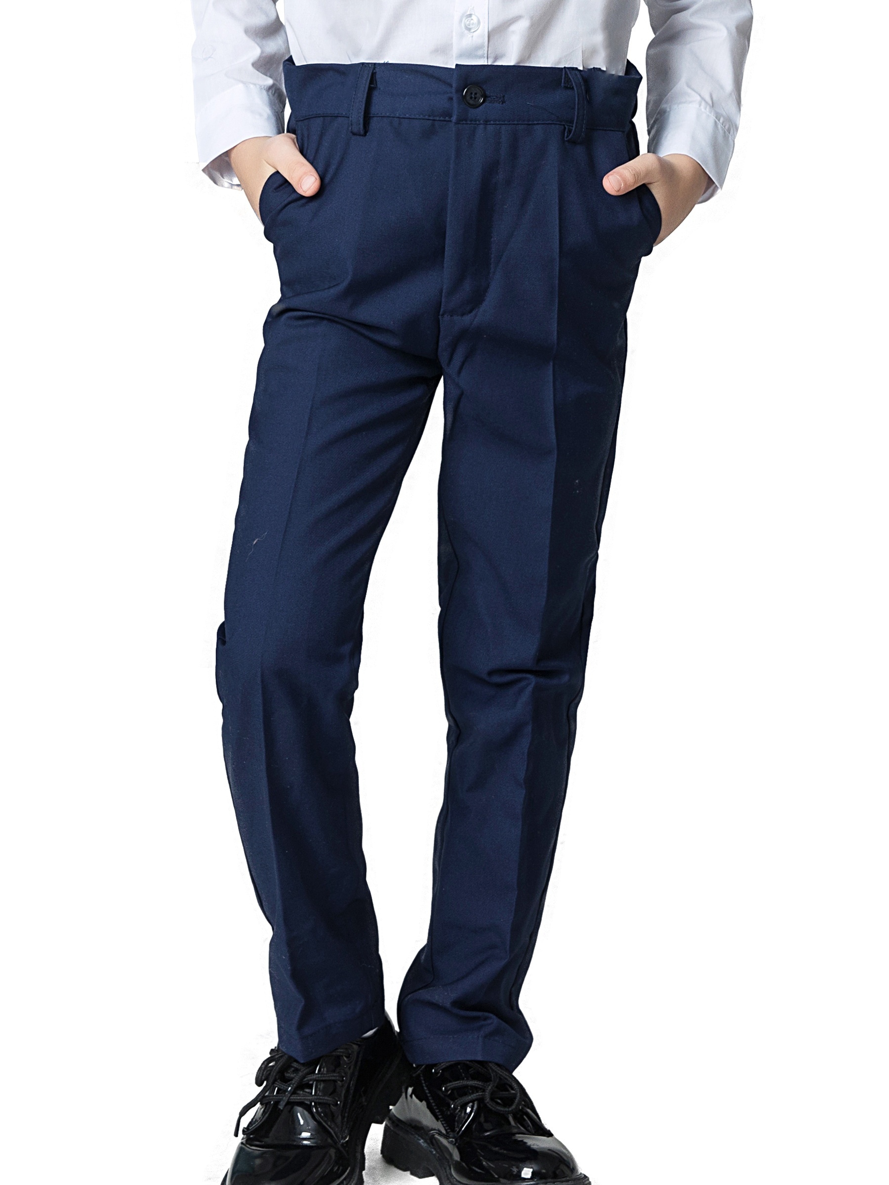 Boys Straight Suit Pants Casual Pants Loose Soft Comfortable Temu