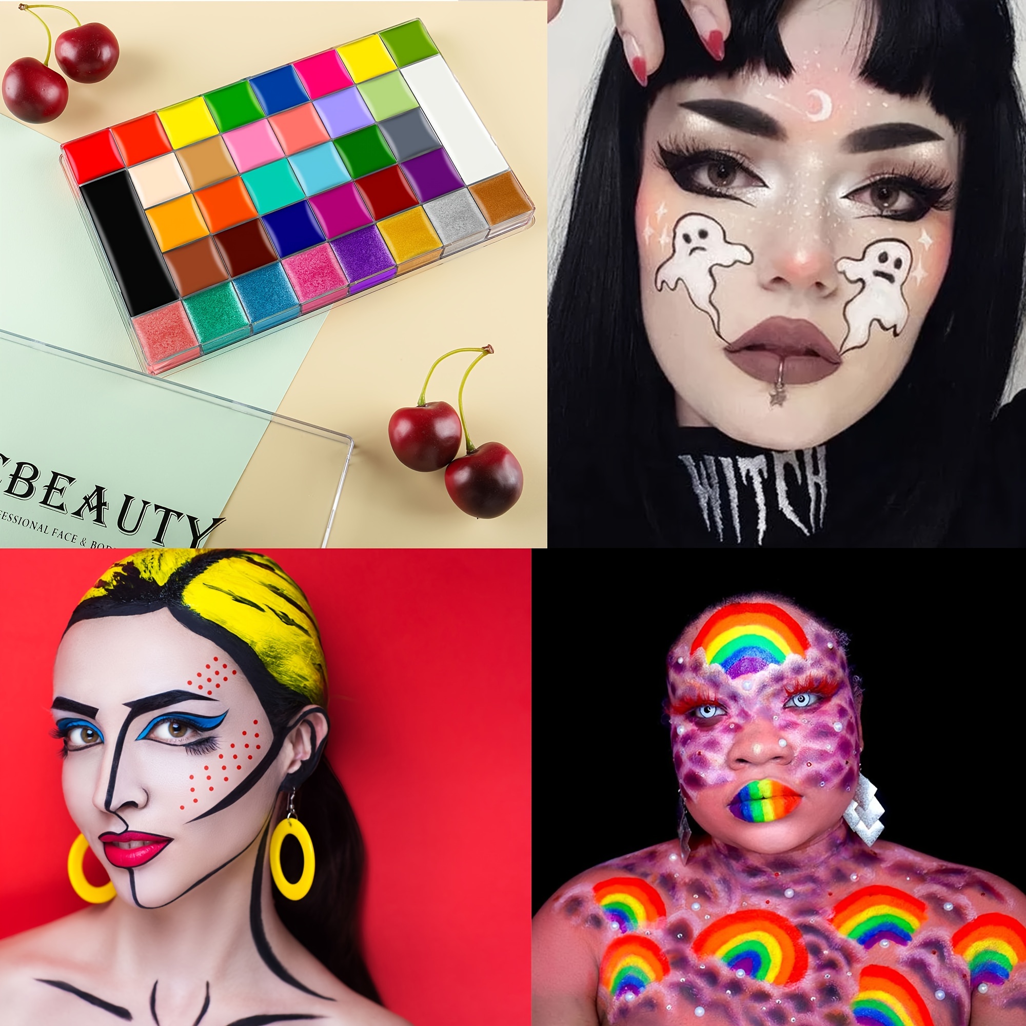 Face Paint Crayons 36 Makeup Sticks 16 Colors Face And Body - Temu Australia