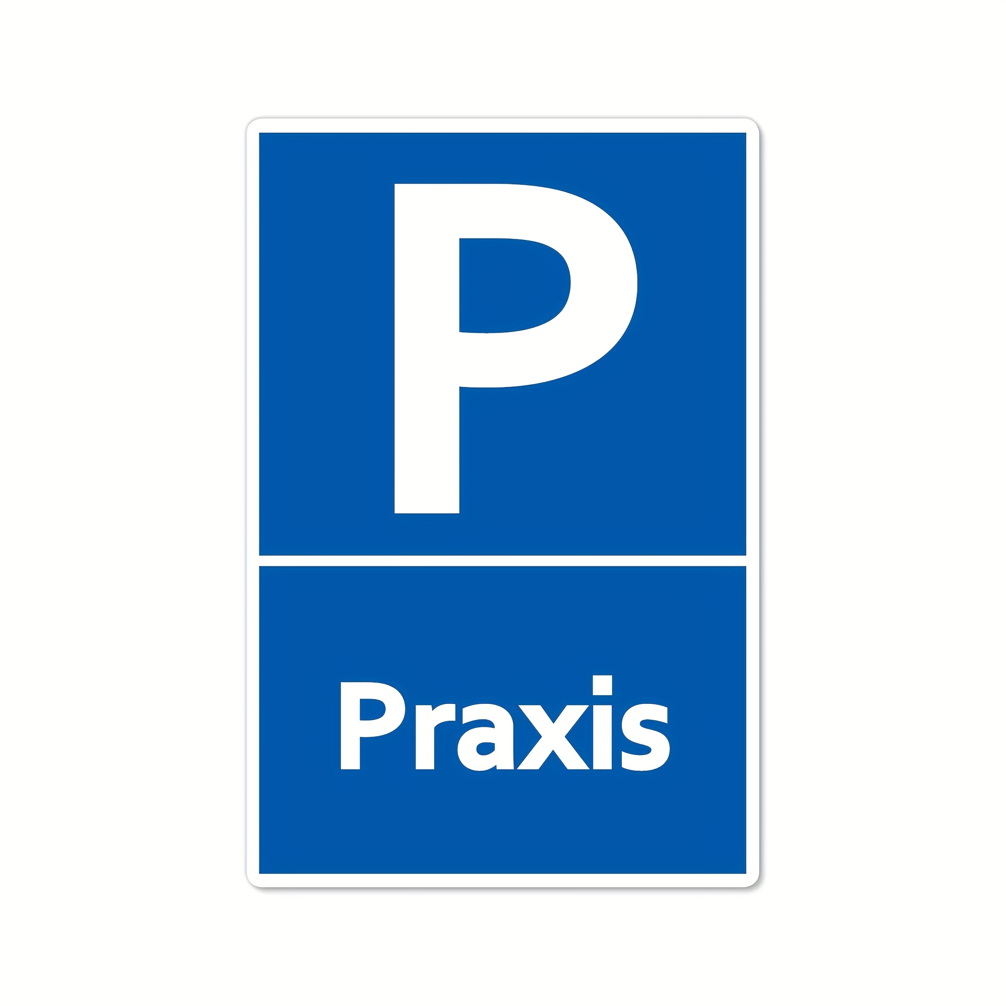 Practice Sign (metal ) Practice Parking Uv Protection - Temu Australia