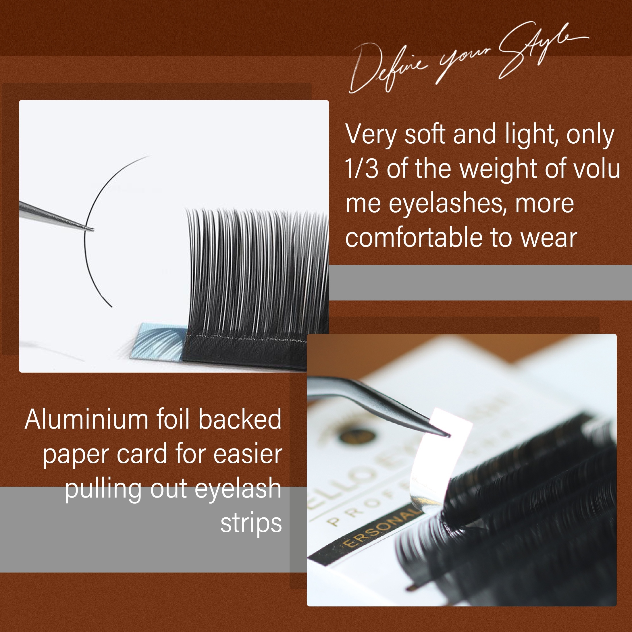 Volume Cashmere Silk Eyelash Extensions 0.03 C CC D DD Mixed Pack 8-15mm