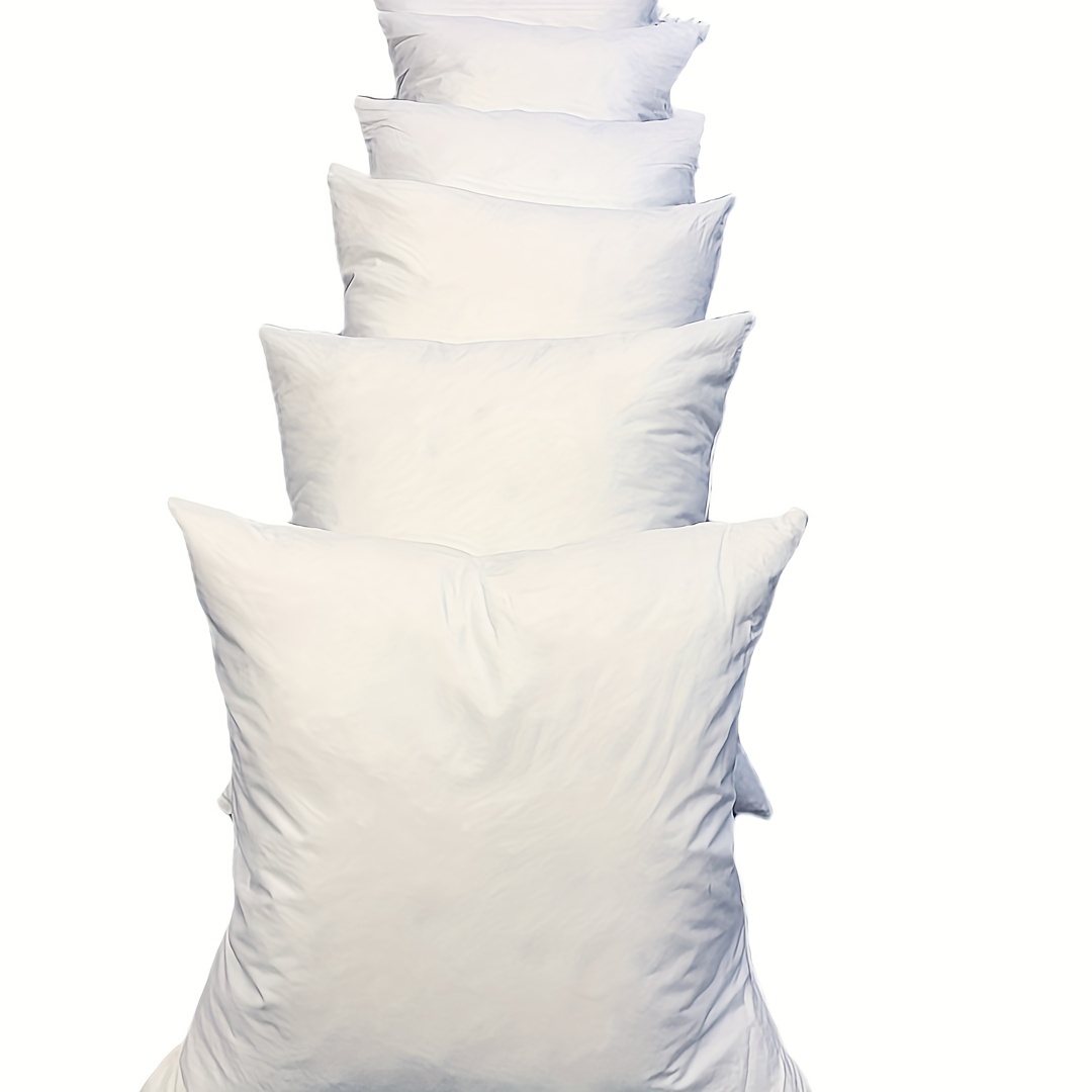 Decorative Throw Pillow Core Down And Feather Filled Cotton - Temu