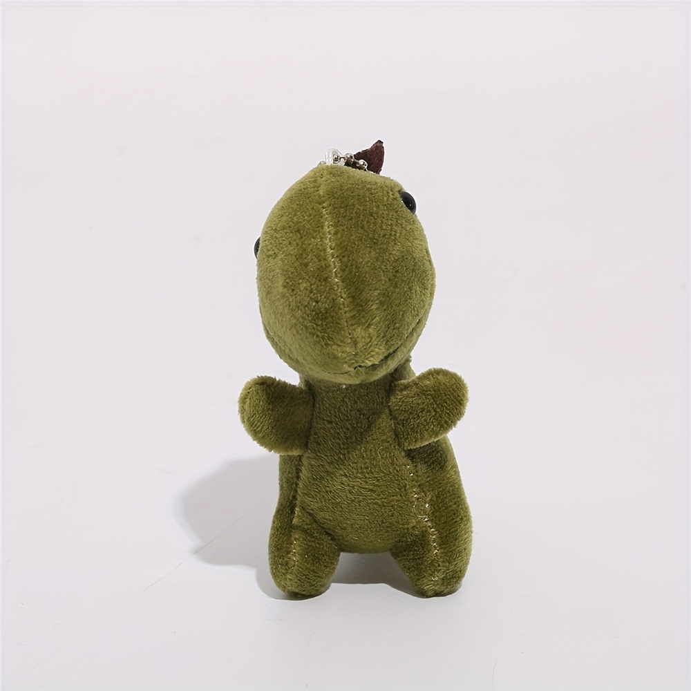 Green Stuffed Animal Plush Dinosaur Keychain