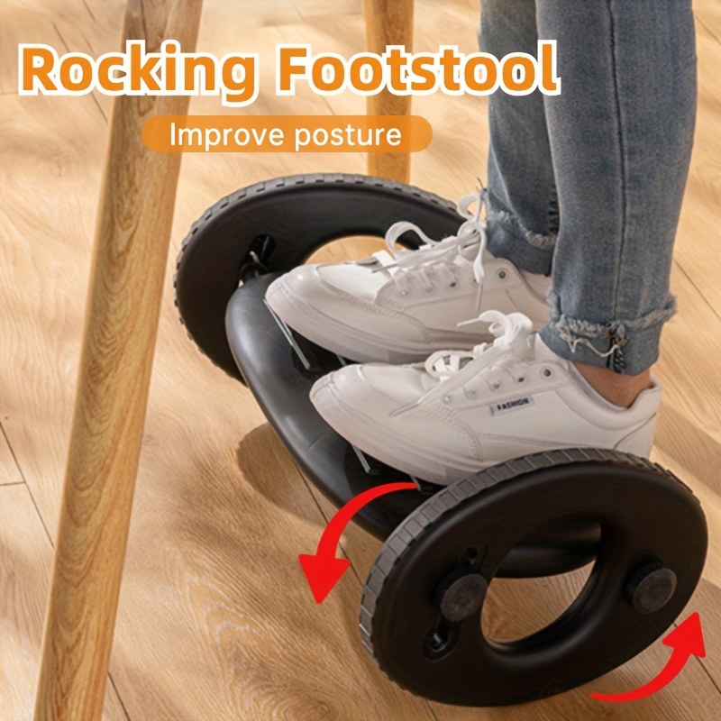 5 Pieces Adjustable Footrest Under Desk Support Footstool