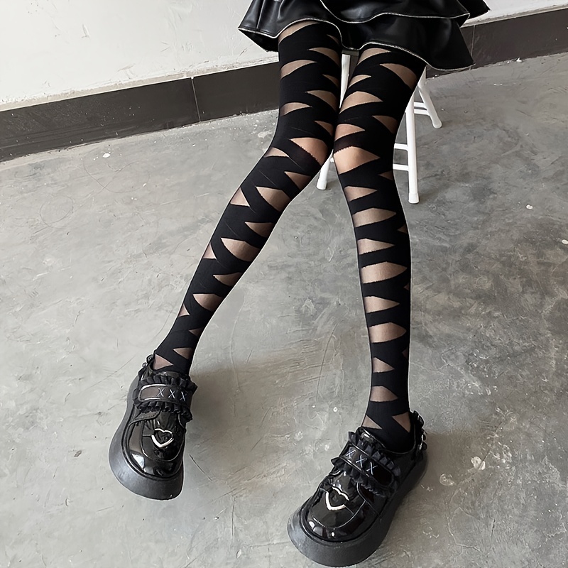 Cross – Off White Tights