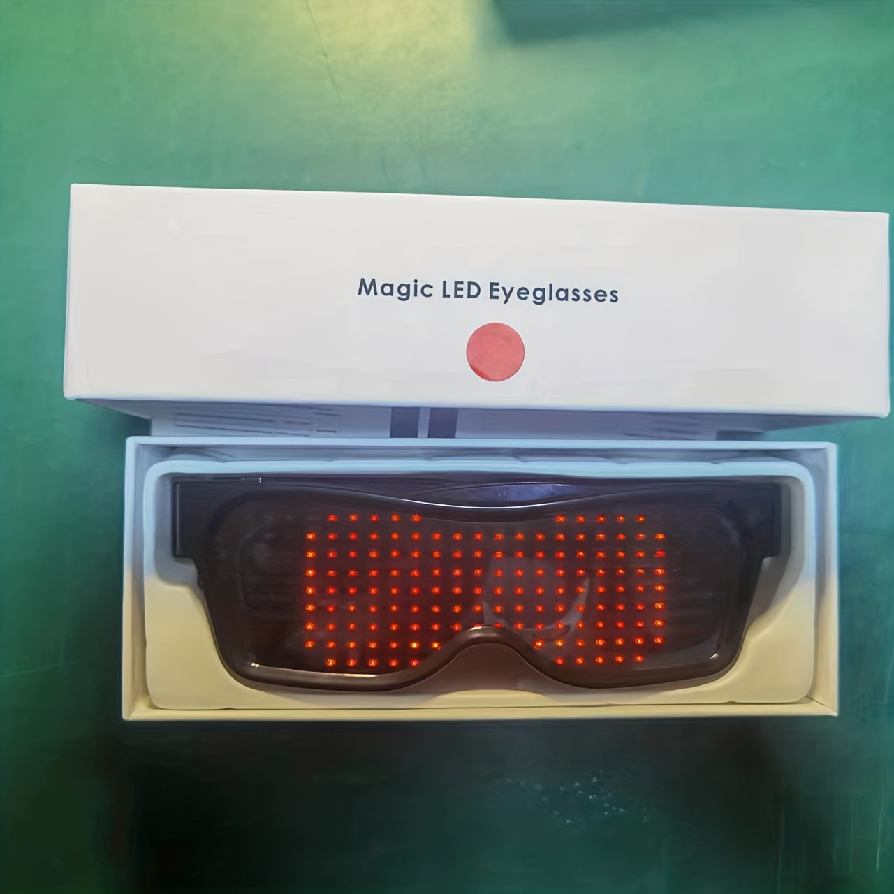 Led Glasses App Connected Led Display Smart Glasses Usb - Temu