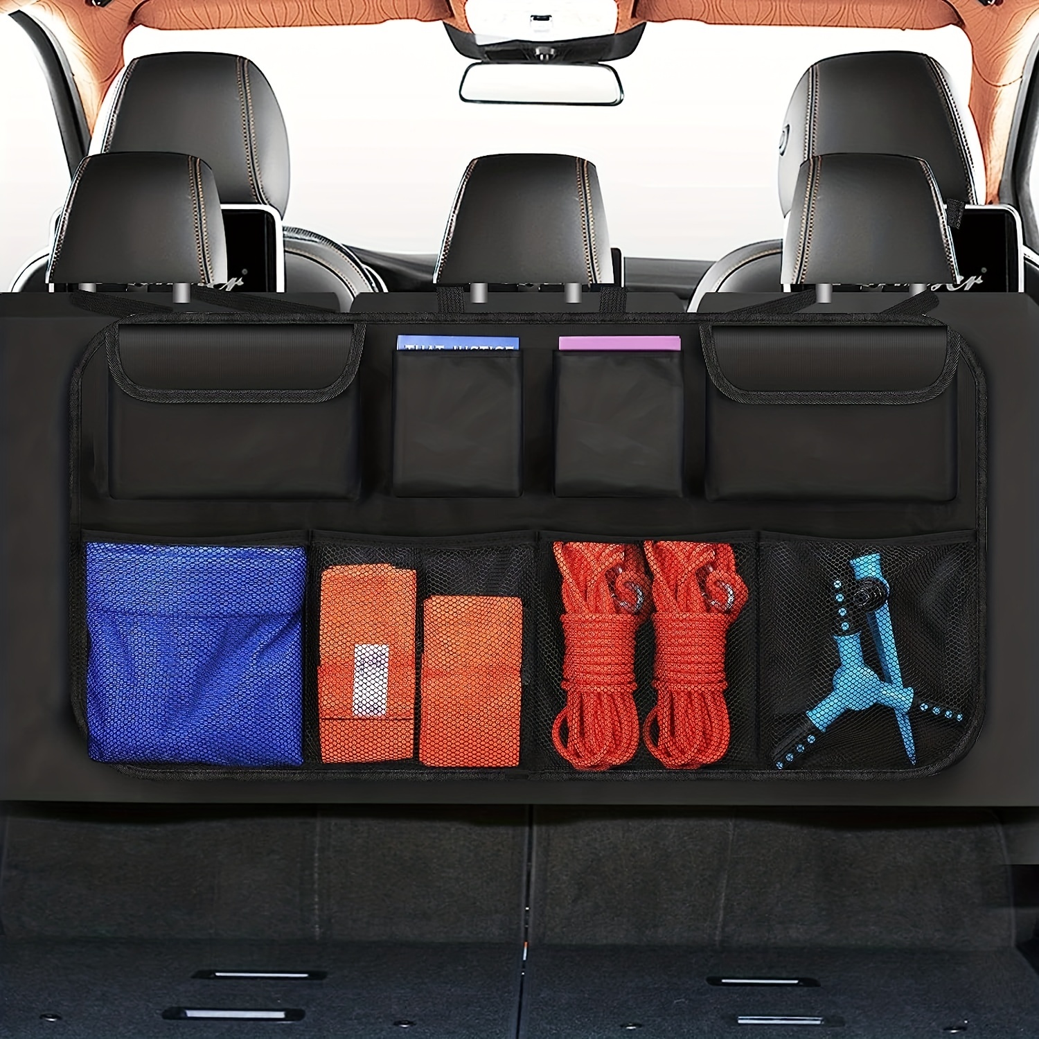 Organize Car Trunk Extra Large Capacity Hanging Storage Bag - Temu