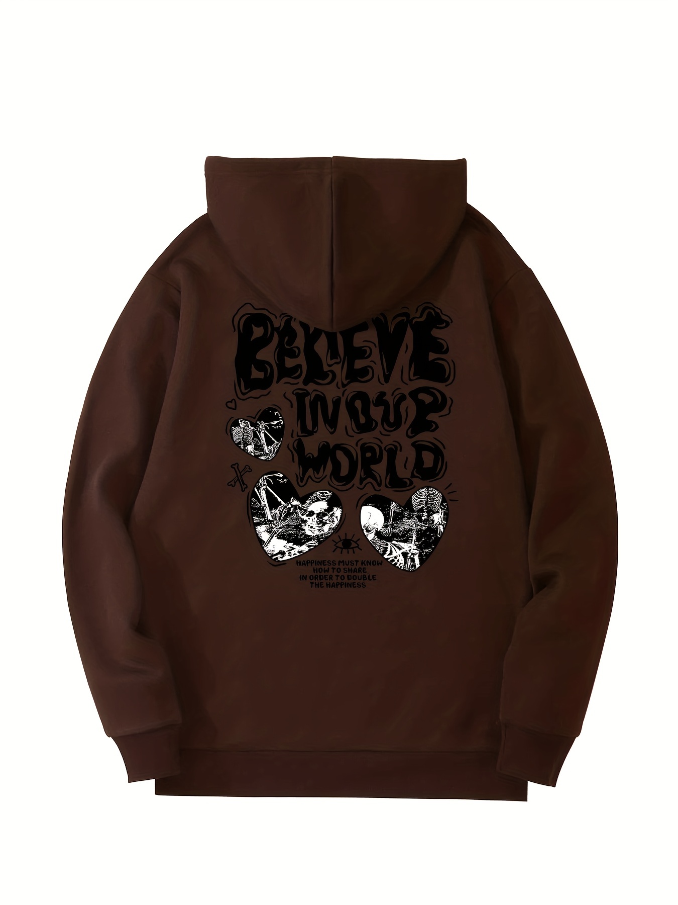 Mens Hoodie With Back Print - Temu