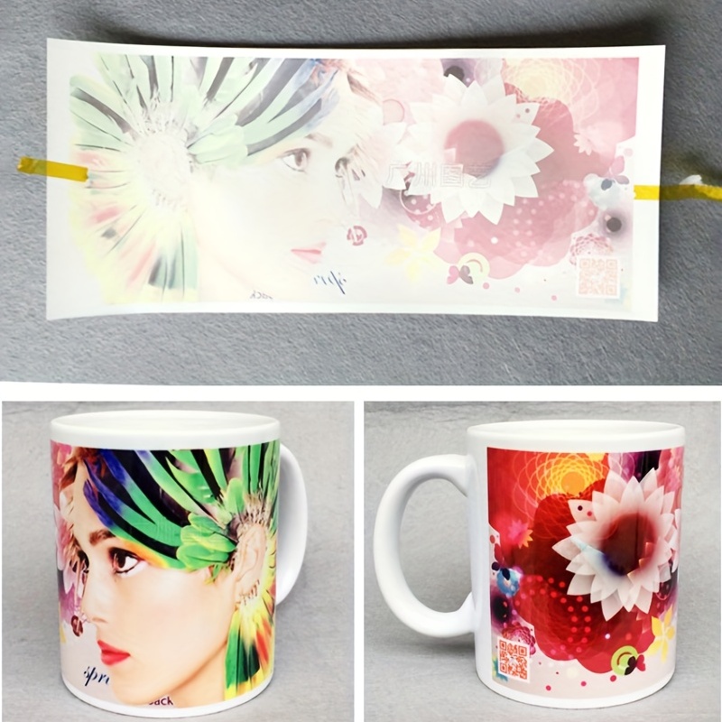 100 pcs papier à sublimation pour mug de 325 ml Petite - Temu Canada